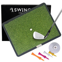 Golf Mat Pro Replaceable Surface | Golf Hitting Mat | Indoor Outdoor Practice