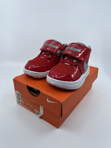 ♻️✅Nike 943308 PURE PLATINUM/SILVER Kids's Sandal US4C Brand New Original Box