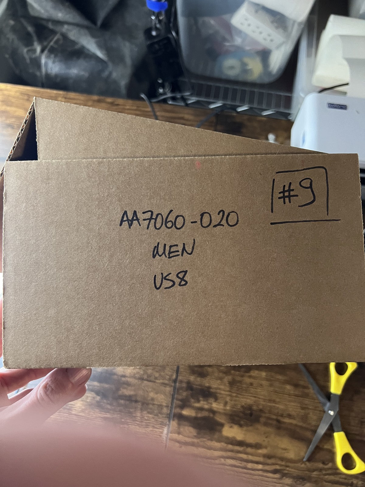 ♻️✅NIKE AIR MAX ALPHA TRINER Men US8 GREY/WHITE -Brand New Ship Recycled Box ♻️