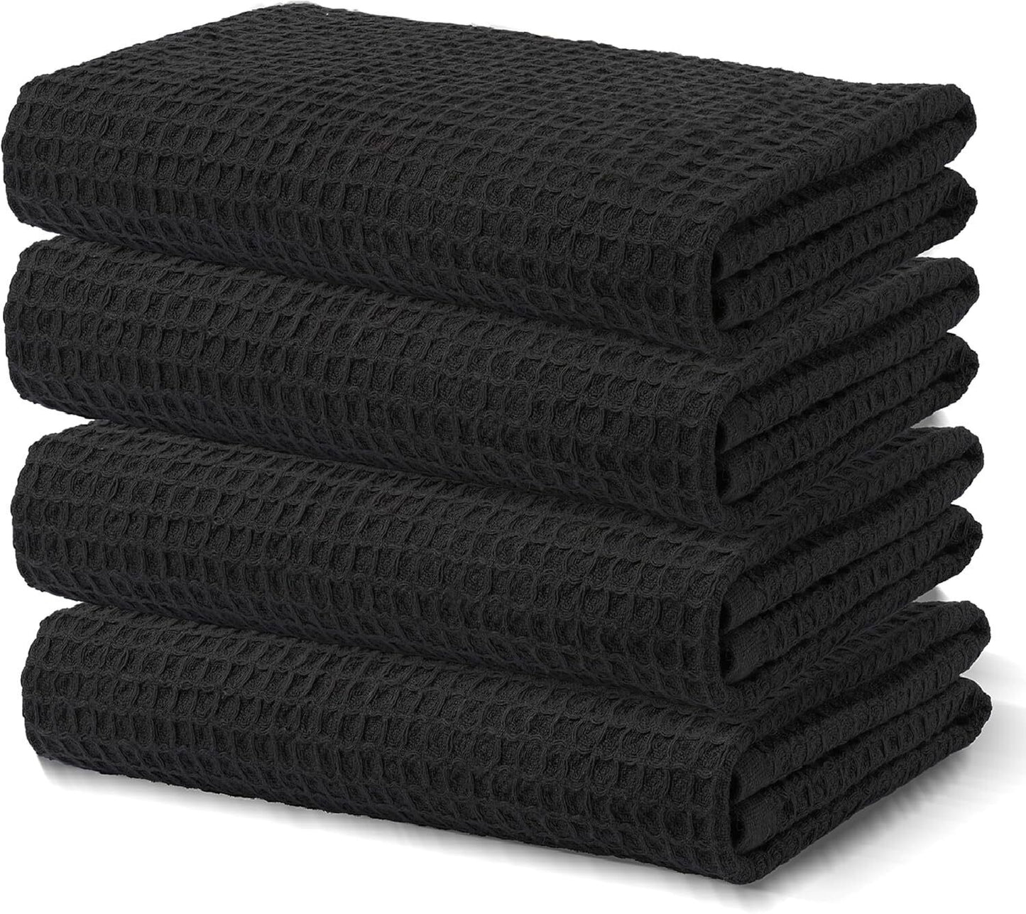 Kitchen Towels, 100% Turkish Cotton Dish Towels, 12"x12" Premium- 8 PIECES
