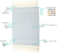 Bergama Turkish Cotton BeachTowel