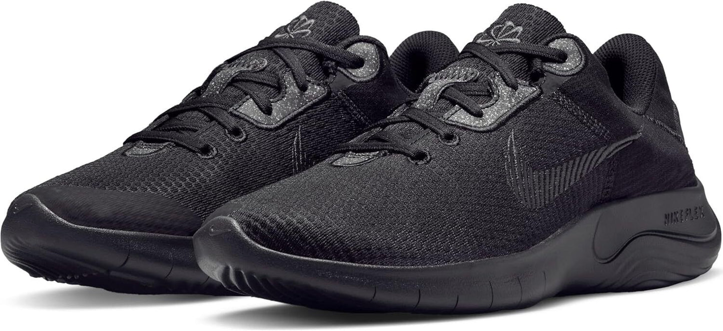 ♻️✅ Nike Mens Flex Experience Run 7 Black Running Shoes Sneakers