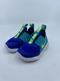 ♻️✅Nike Flex Runner (TD) Blue/Green Slip-On Shoes AT4665-601 Toddler  US5C