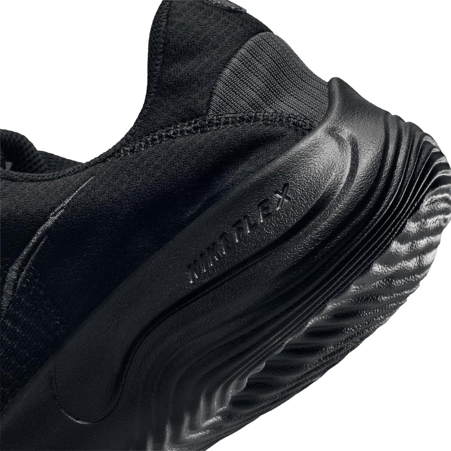 ♻️✅ Nike Mens Flex Experience Run 7 Black Running Shoes Sneakers