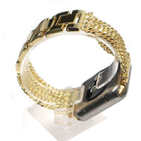 STAINLESS STEEL APPLE WATCH BAND 10/9/8/7/6/5/4/SE ULTRA 1/2 MULTICOLOR LUXURY
