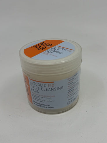 Nip + Fab Glycolic Acid Fix Daily Cleansing Pads For Face With Hyaluronic Acid