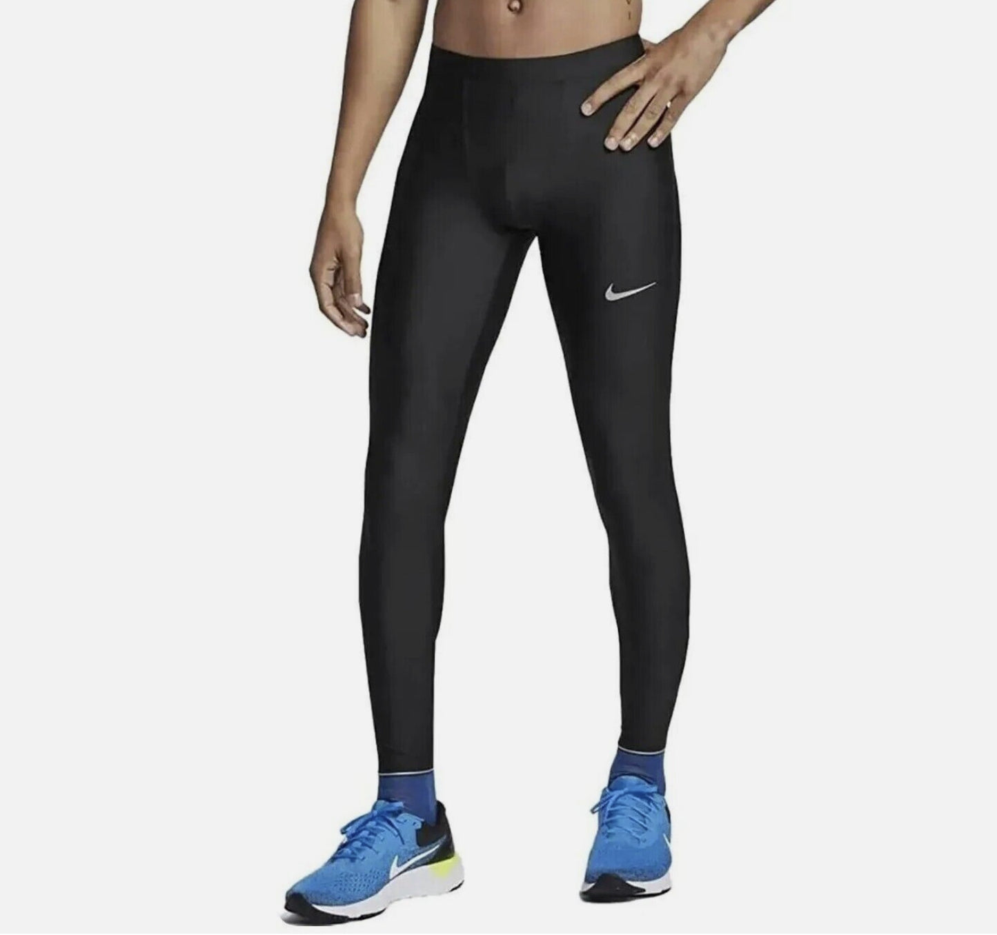 Nike DB4103 010 POWER RUNNING REFLECTIVE FIT LEGGING Small NWT Men's