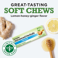 2-Pack Dramamine Advanced Herbals Ginger Nausea Lemon-Honey-Ginger 6 Count