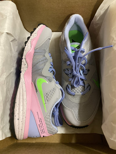 Nike Womens Juniper Trail Running Shoe Wolf Grey/Green Strike