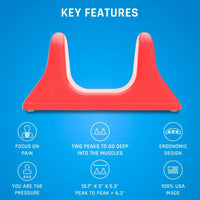 PSO-RITE Psoas Muscle Release and Deep Tissue Massage Tool - Psoas, Back,