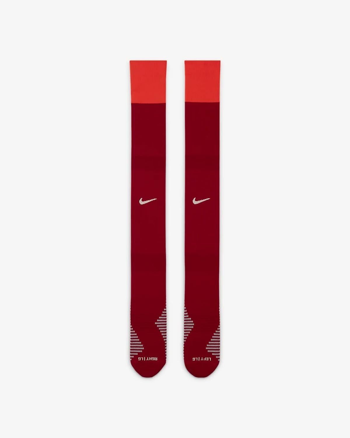 ♻️✅Nike Men`s Liverpool FC 2021/22 Stadium Home Over-the-Calf Soccer Socks
