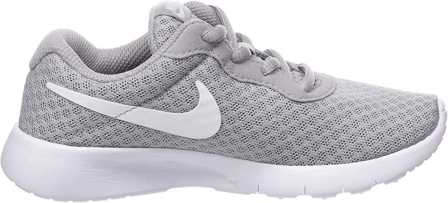Nike Tanjun (TDV), Unisex Low-Top Sneakers 10.5 C Big Kid Grey White