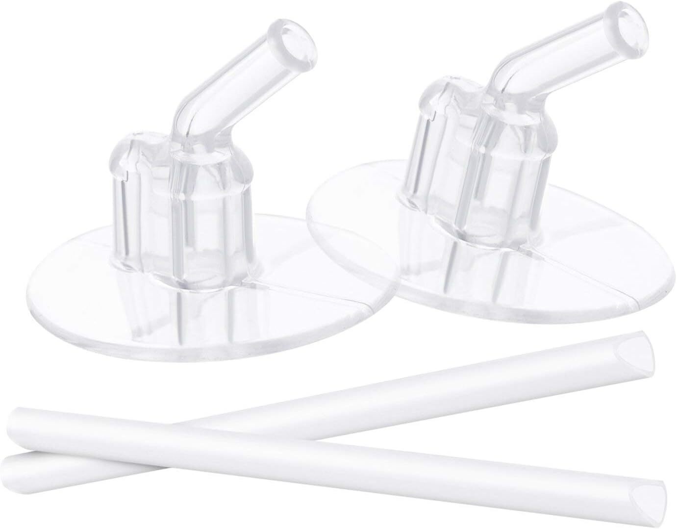 Thermos Replacement Straws for 12 Ounce Funtainer Bottle, Clear,2 Count(2 PACK)