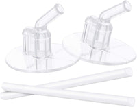 Thermos Replacement Straws for 12 Ounce Funtainer Bottle, Clear,2 Count(2 PACK)