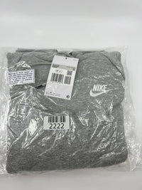 ♻️✅Nike Women's Dark Grey Heather Essential Fleece Hoodie Size XS (BV4124 063)