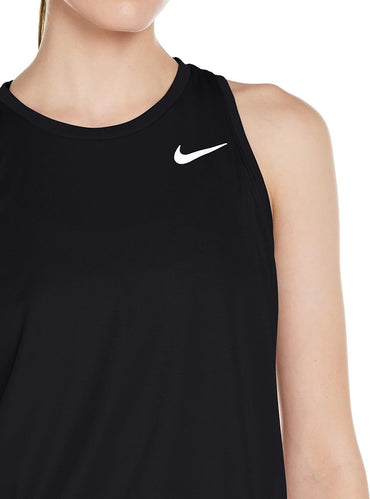 Nike Women's Miler Running Tank Black/Reflective Silver Medium