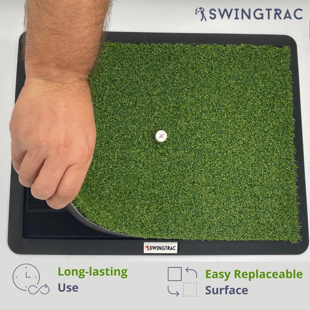 Golf Mat Pro Replaceable Surface | Golf Hitting Mat | Indoor Outdoor Practice