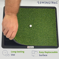 Golf Mat Pro Replaceable Surface | Golf Hitting Mat | Indoor Outdoor Practice