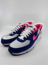 Nike Air Max 90 Flyease Shoes CU0814 101 Hyper Pink Deep Royal Blue US 9,5
