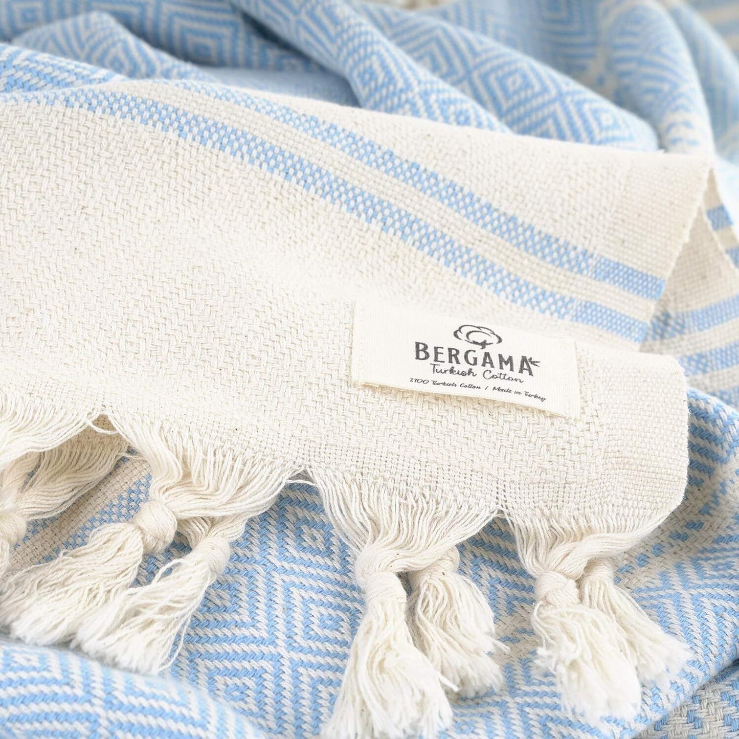 Bergama Turkish Cotton BeachTowel