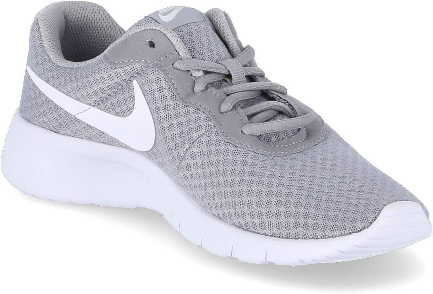 Nike Tanjun (TDV), Unisex Low-Top Sneakers 10.5 C Big Kid Grey White