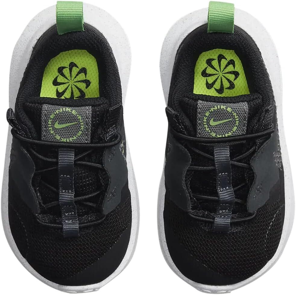 Nike Crater Impact Baby Boys Shoes 2C Toddler Black/iron Grey DB3553