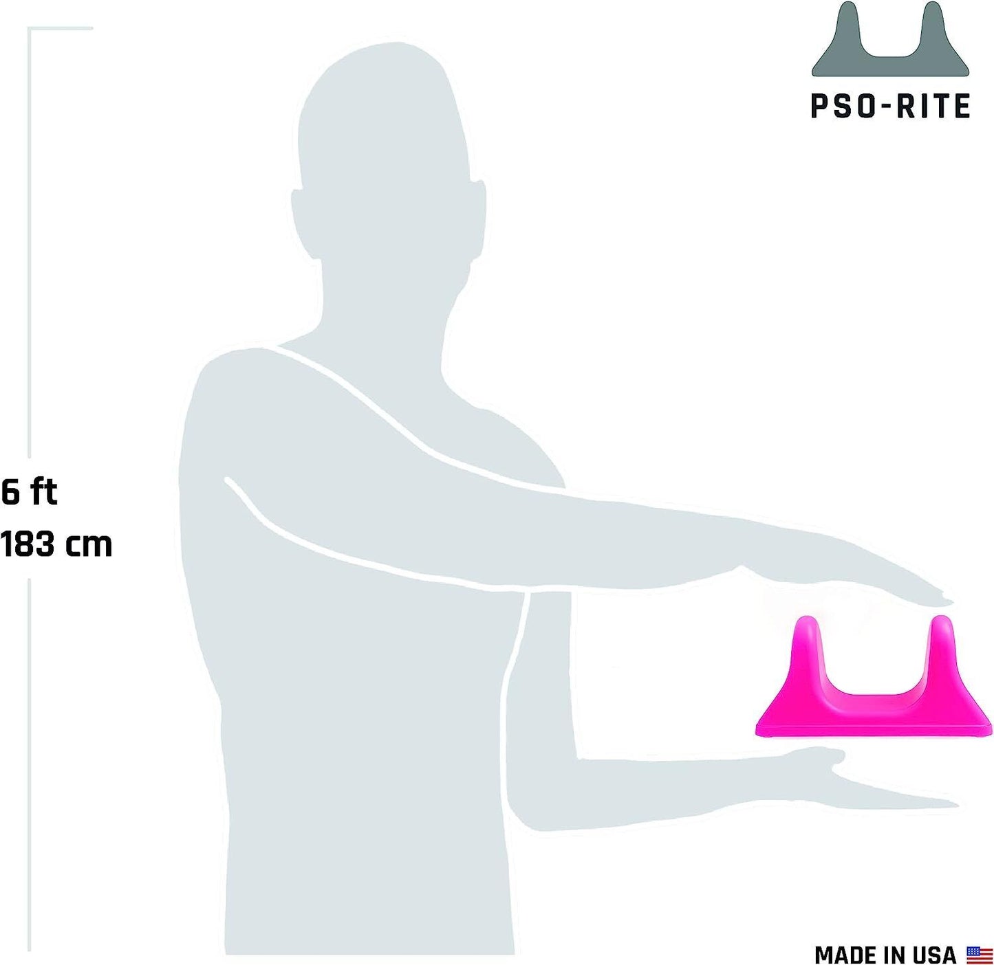 PSO-RITE Psoas Muscle Release and Deep Tissue Massage Tool - Psoas, Back,