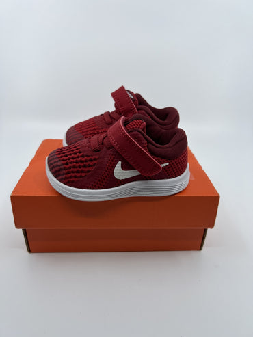 ♻️✅New Nike Revolution 4 TDV Gym Red WhiteTeam Red  943304 601 US3C