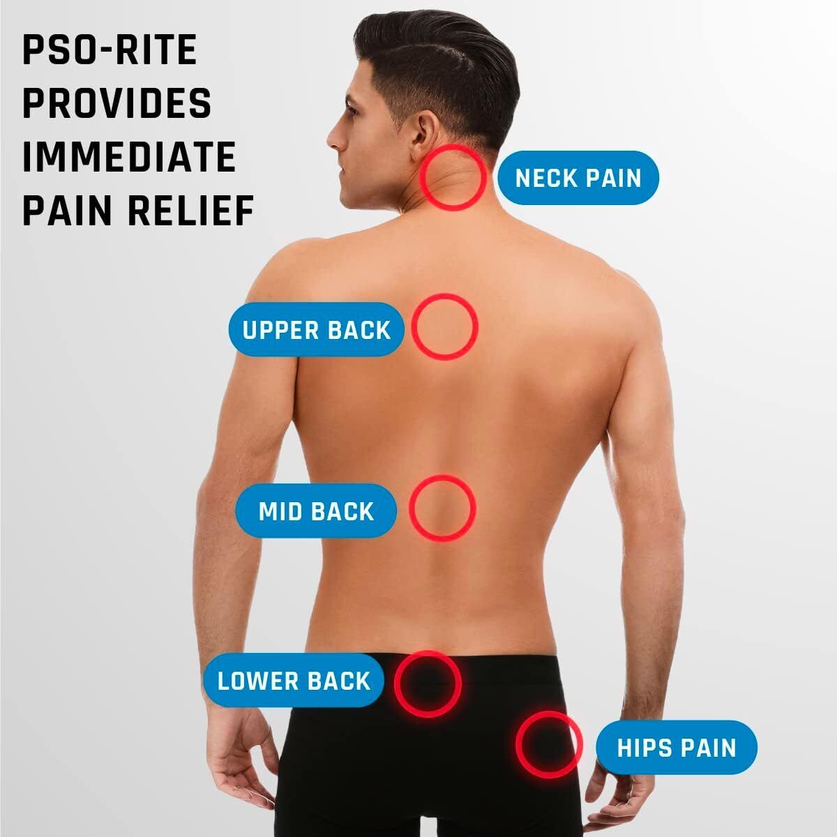 PSO-RITE Psoas Muscle Release and Deep Tissue Massage Tool - Psoas, Back,